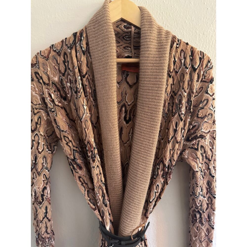 Missoni wrap cardigan with belt and bag - Picture 4 of 9